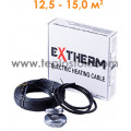 Тепла підлога  Extherm ETC 20-2500 2500W двожильний кабель