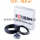 Теплый пол Extherm ETC 20-3000 3000W двухжильный кабель