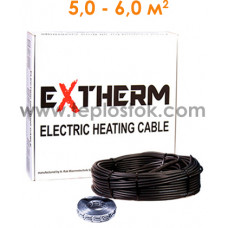 Тепла підлога Extherm ETC ECO 20-1000 1000W двожильний кабель