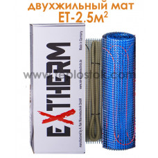 Тепла підлога Extherm ET 250-200 2,5м.кв 500W двохжильний мат