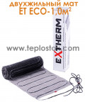 Тепла підлога Extherm ET ECO 100-180 1,0м.кв 180W двоxжильний мат