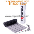 Тепла підлога Extherm ET ECO 800-180 8,0м.кв 1440W двоxжильний мат