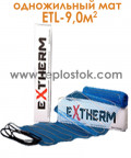 Тепла підлога Extherm ETL 900-200 9,0м.кв 1800W одножильний мат