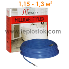 Теплый пол Nexans MILLICABLE FLEX/10  200W  ультратонкий кабель