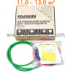 Теплый пол Ryxon HC-20-110 2200W двухжильный кабель