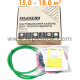 Теплый пол Ryxon HC-20-150 3000W двухжильный кабель