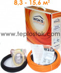 Теплый пол WOKS-10 1250Вт тонкий двухжильный кабель