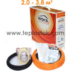Тепла підлога WOKS-10 300Вт тонкий двожильний кабель