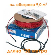 Тепла підлога DEVIflex T10 (DTIP-10) 1220Вт двожильний кабель